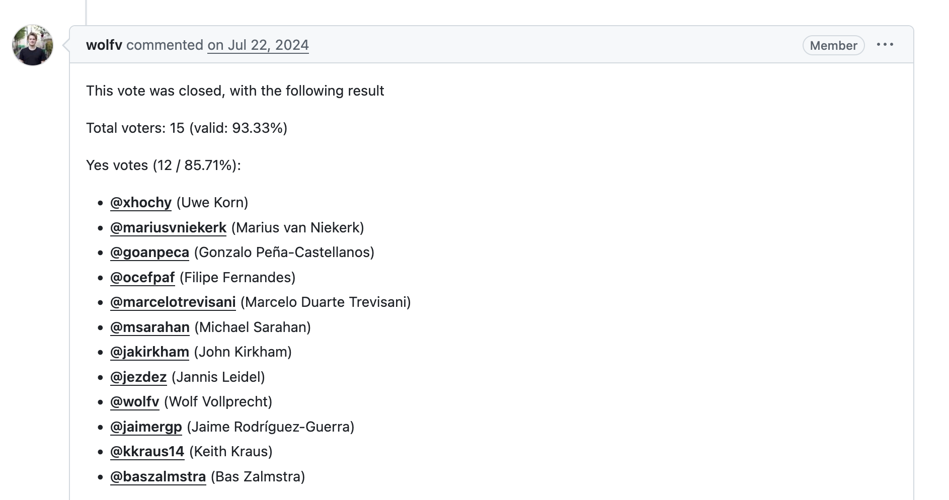 Standards Actual Process 3